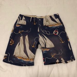 Vintage Polo Ralph Lauren Nautical Print Short